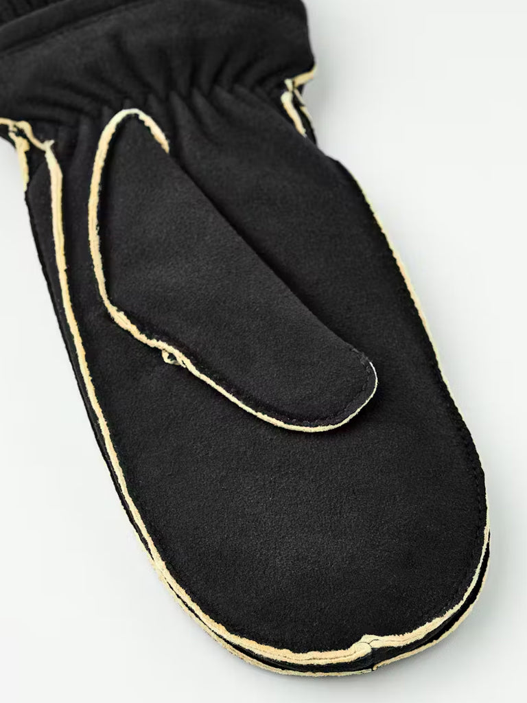 Hestra Nora Chamois Mitten in Black