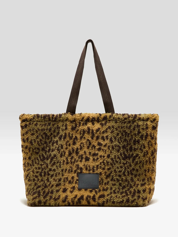 Bellerose Hommie Bag in Leopard Fleece