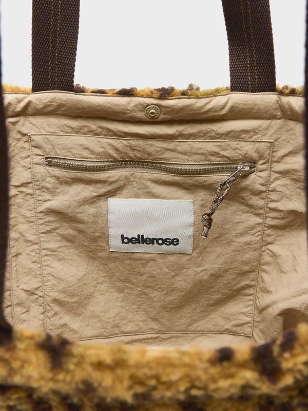 Bellerose Hommie Bag in Leopard Fleece