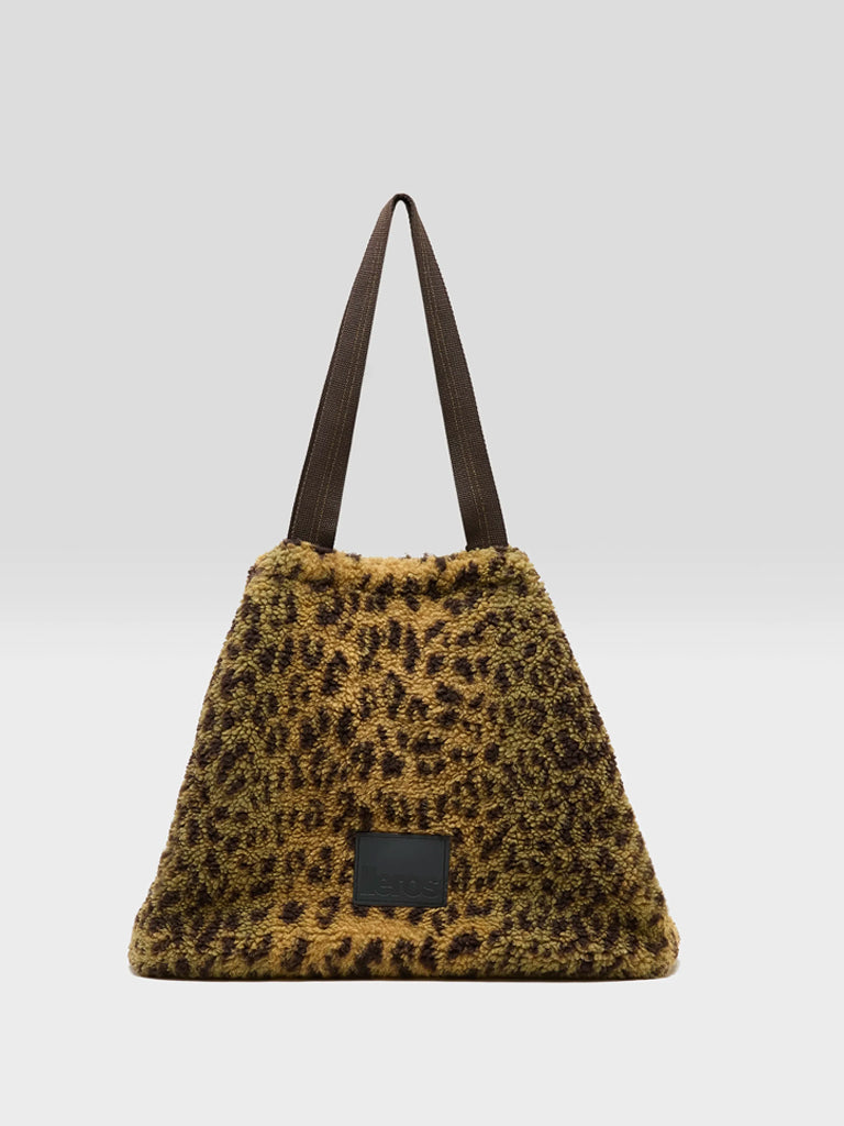 Bellerose Hommie Bag in Leopard Fleece