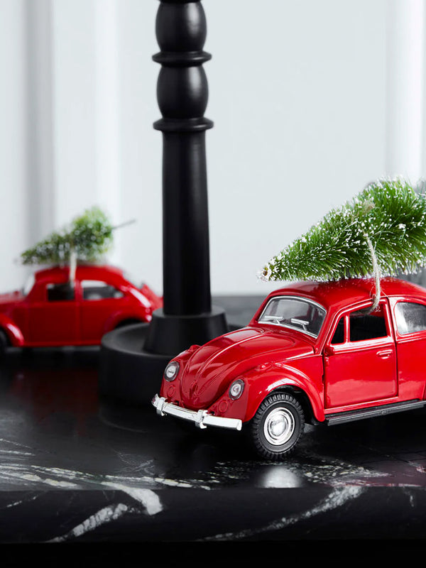 House Doctor Mini Xmas Car in Red