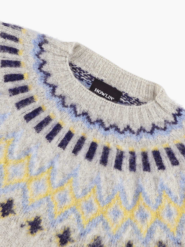 Howlin' Disco Circus Sweater in Cosmic Latte