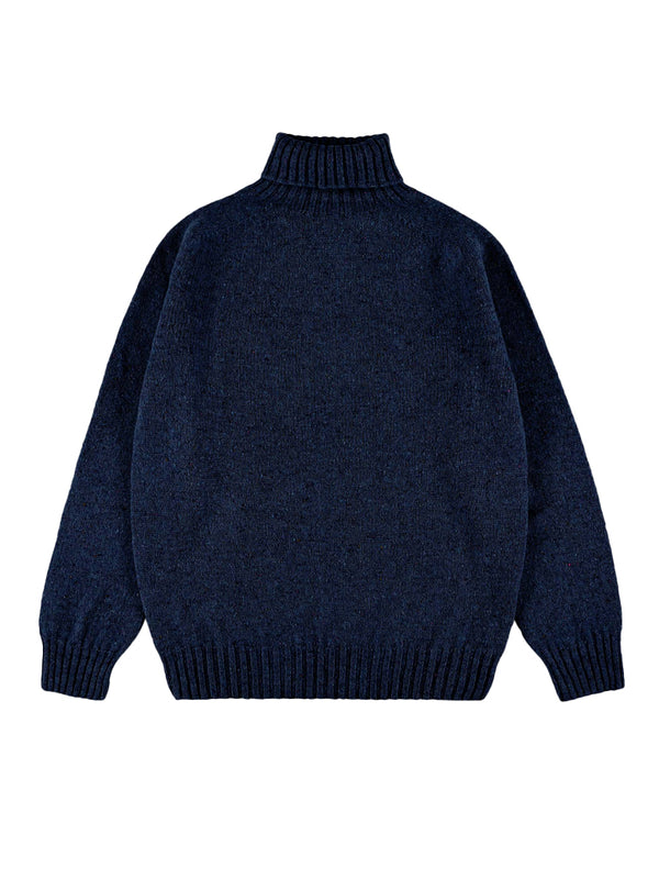 Howlin' Moonchild Roll Neck Sweater in Navy