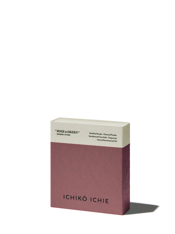 Ichikō Ichie Rose & Green Incense Sticks