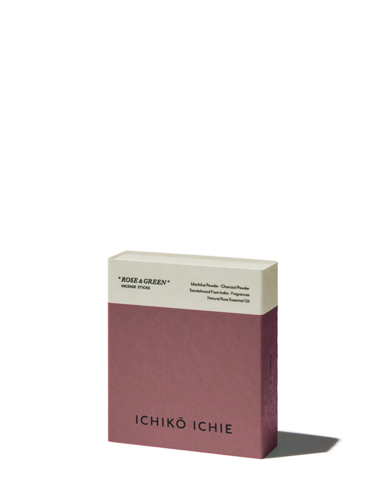 Ichikō Ichie Rose & Green Incense Sticks