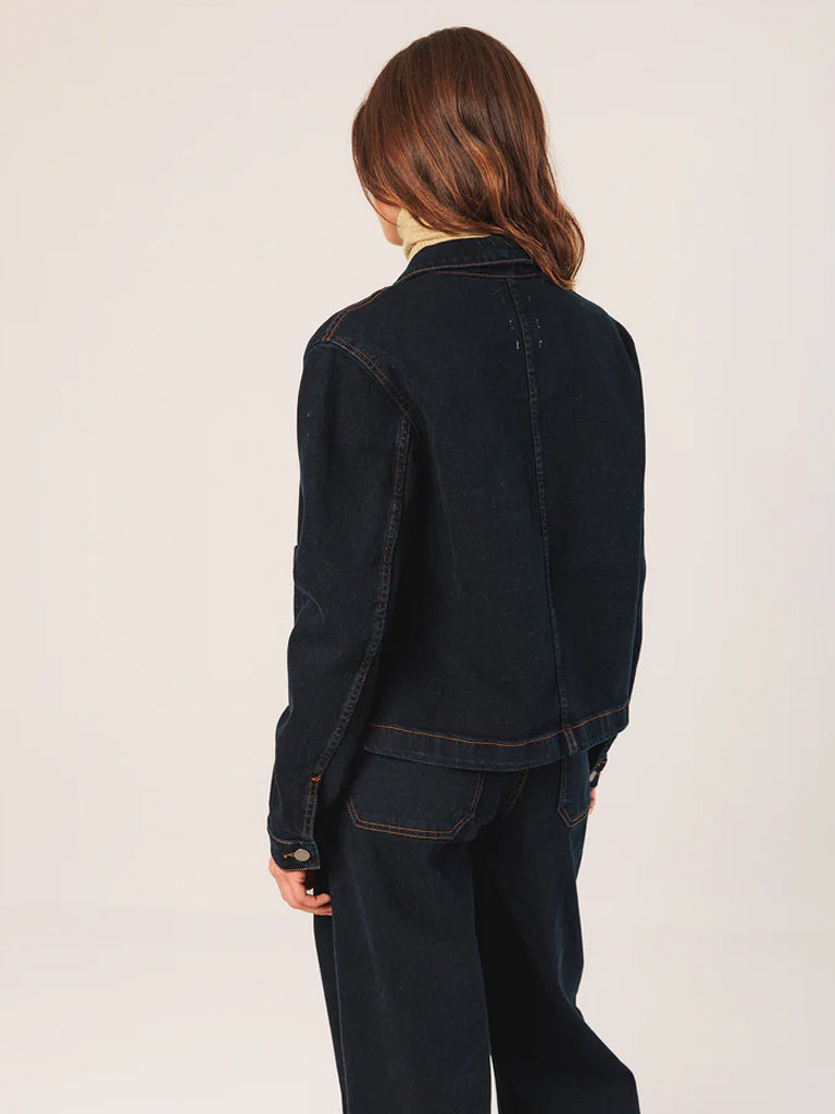 Indi & Cold Denim Jacket in Navy