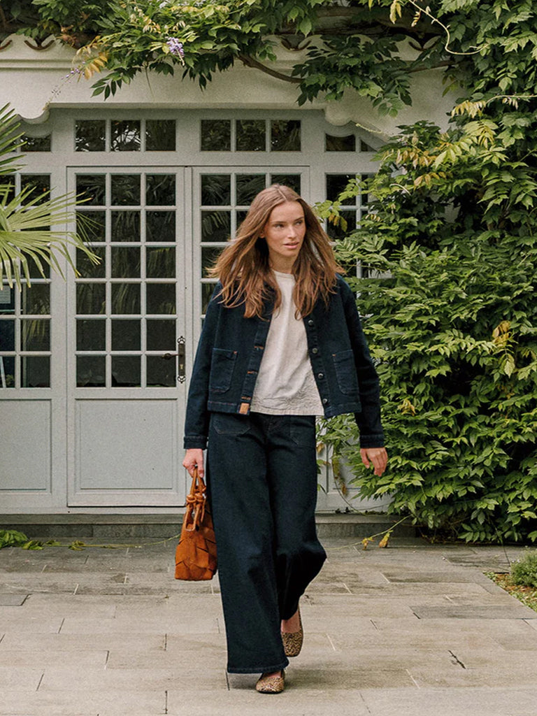 Indi & Cold Denim Jacket in Navy