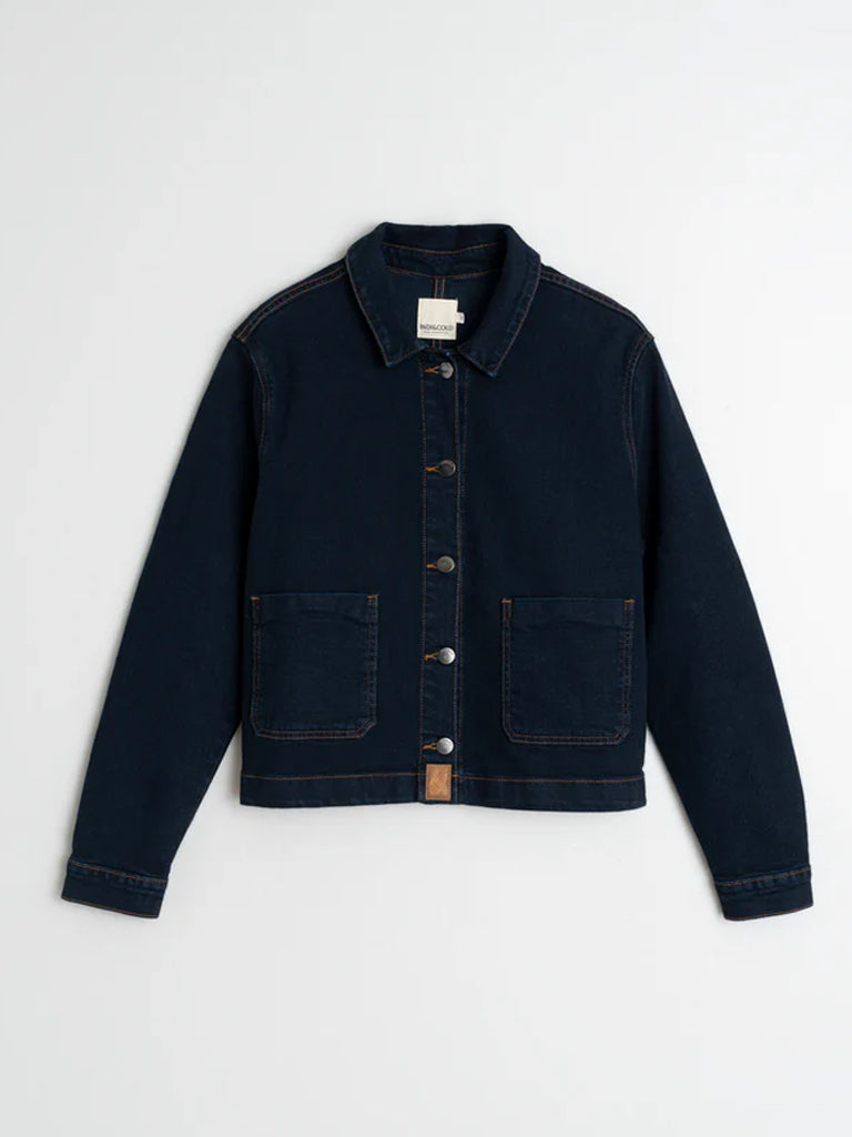 Indi & Cold Denim Jacket in Navy