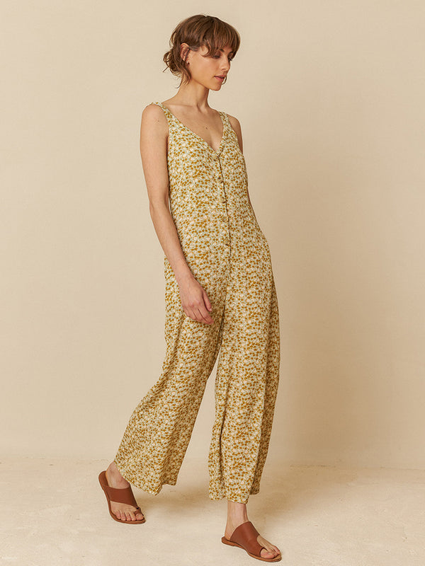 Indi & Cold Jumpsuit in Saffron