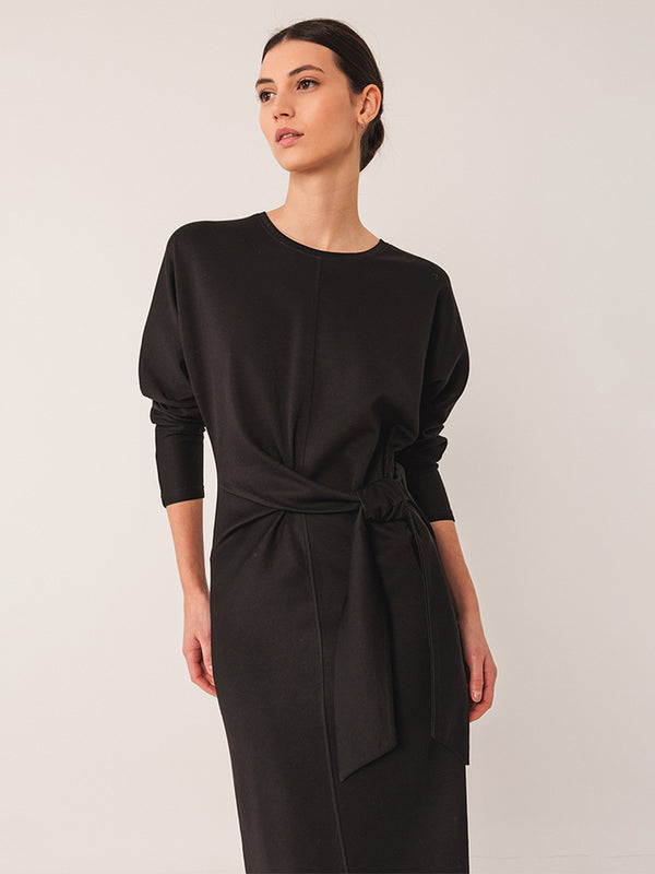 Indi & Cold Knot Dress in Black