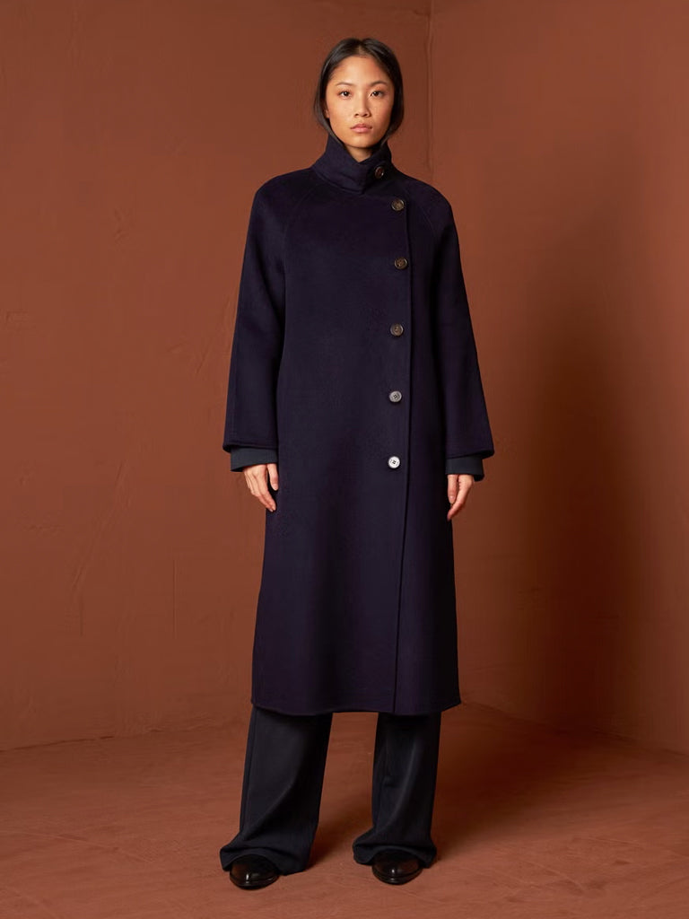 Indi & Cold Long Coat in Marino 