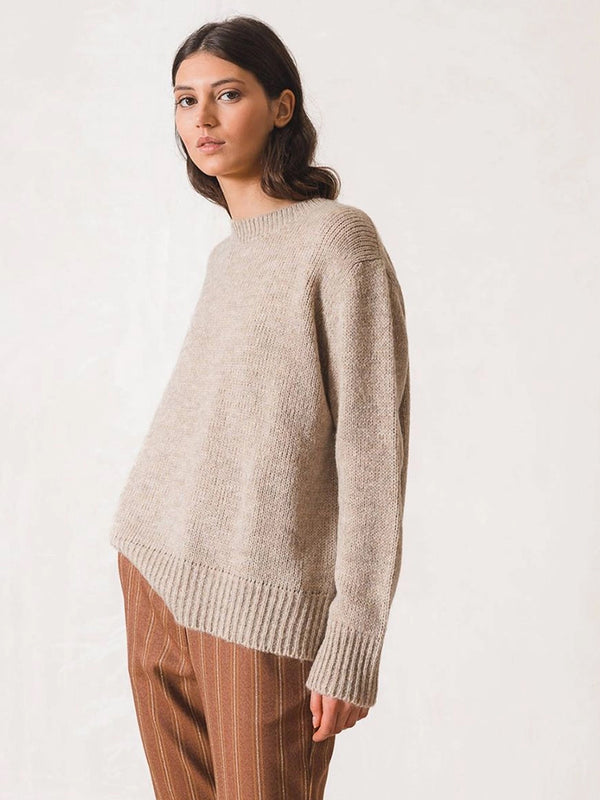 Indi & Cold Long Knit in Beige