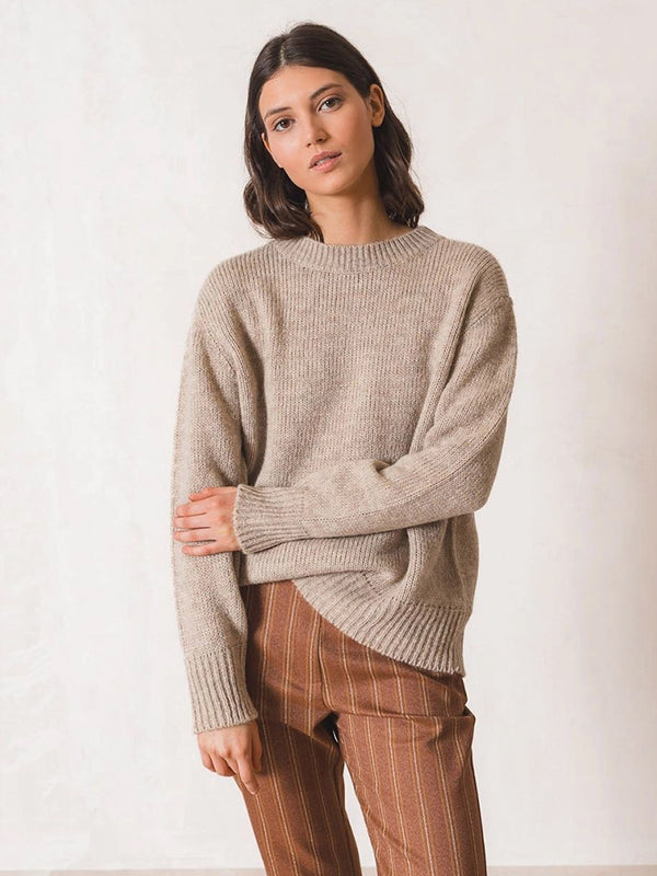 Indi & Cold Long Knit in Beige