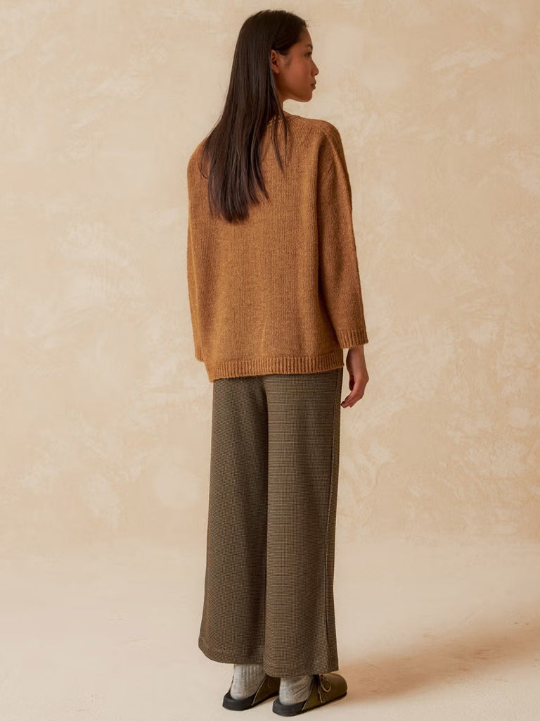 Indi & Cold Pocket Sweater in Camel