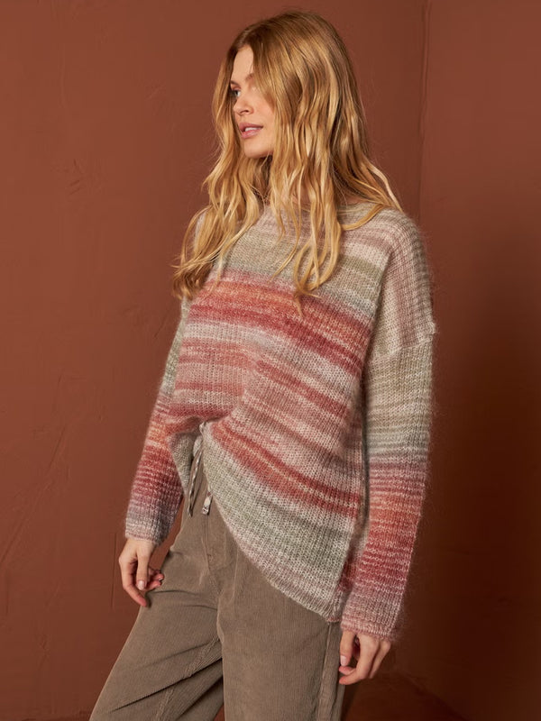 Indi & Cold Space Dye Sweater in Multi