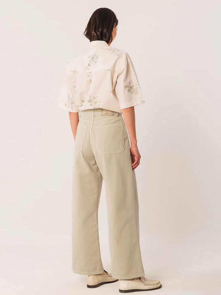 Indi & Cold Wide Leg Trousers in Cream