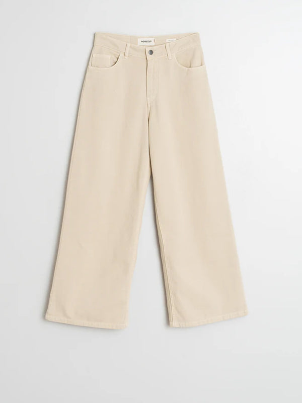 Indi & Cold Wide Leg Trousers in Cream