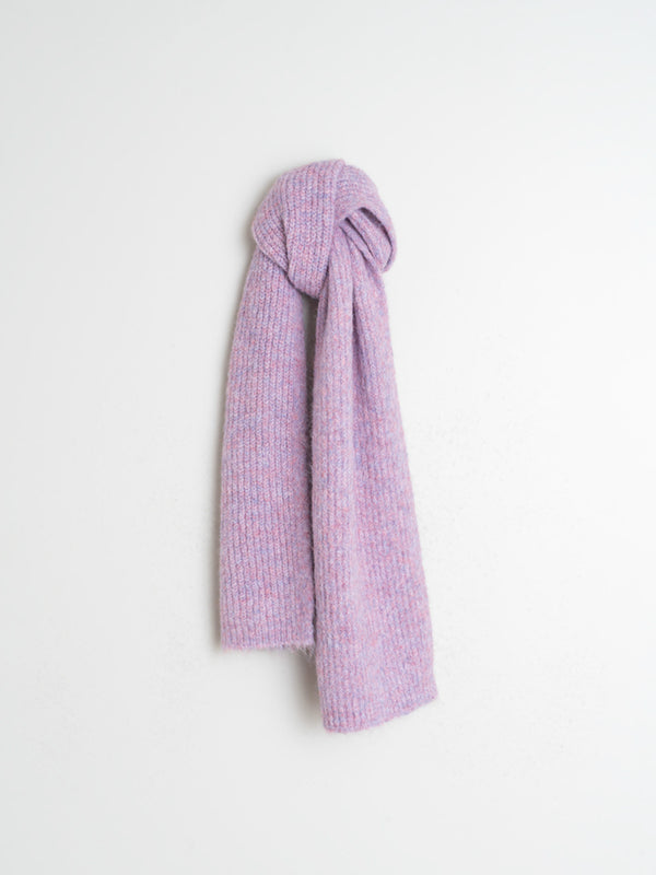 Indi & Cold Knitted Scarf in Mauve