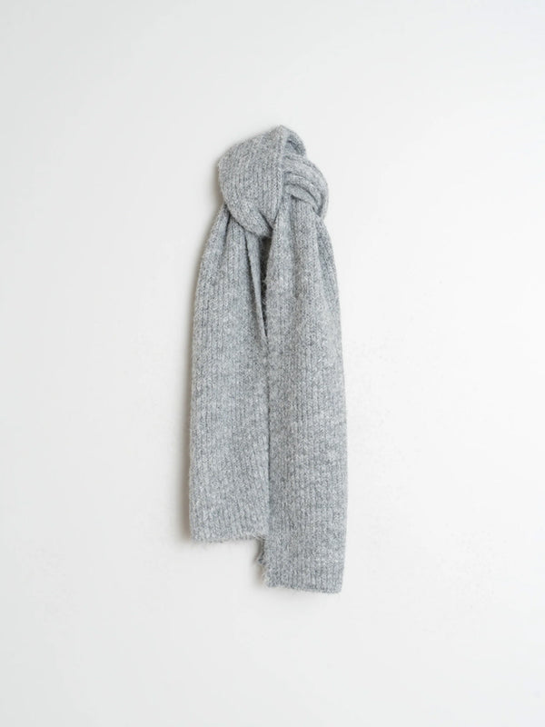 Indi & Cold Knitted Scarf in Grey