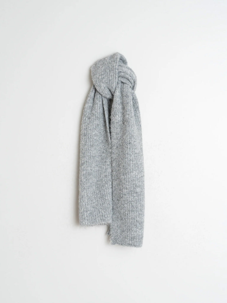 Indi & Cold Knitted Scarf in Grey
