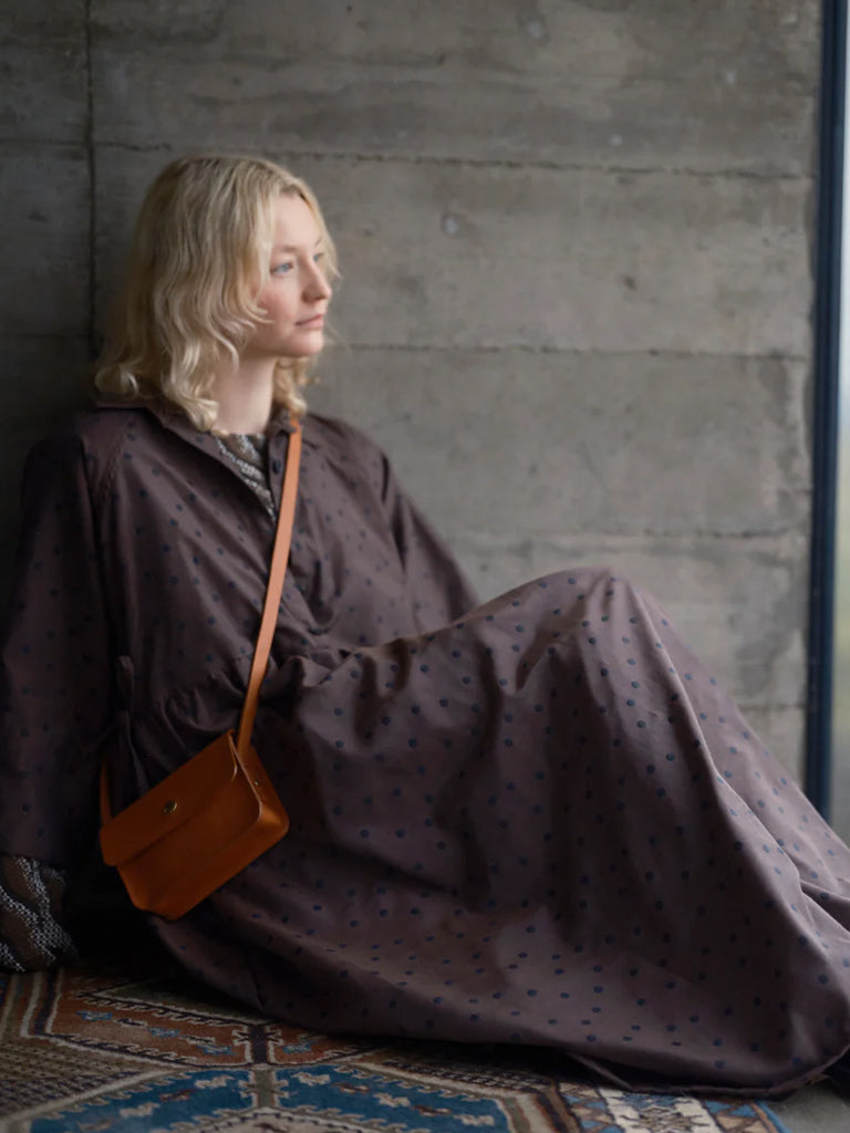 Kate Sheridan Mini Dot Bag in Amber
