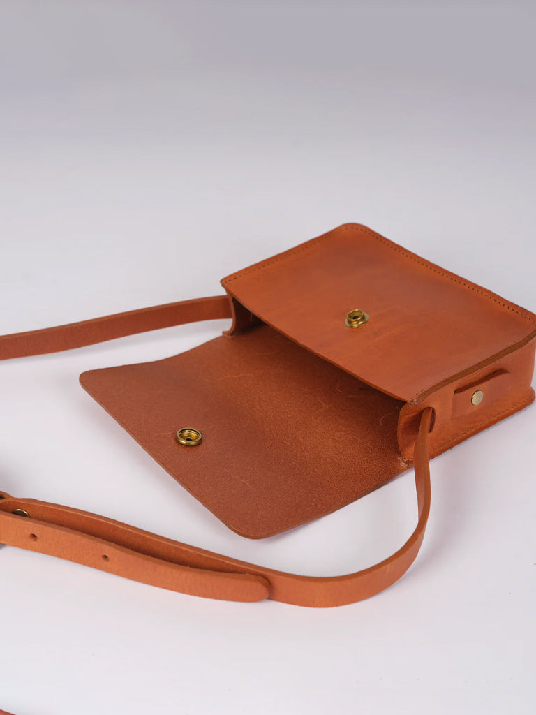 Kate Sheridan Mini Dot Bag in Amber