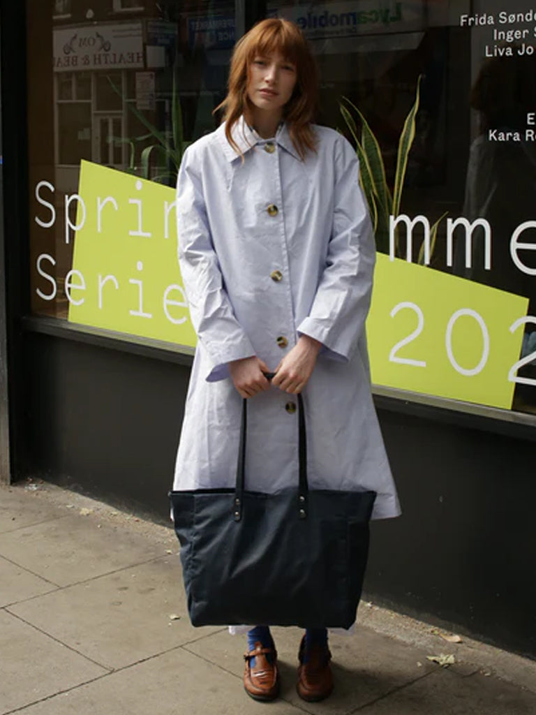 Kate Sheridan Midi Tote Bag in Vintage Navy