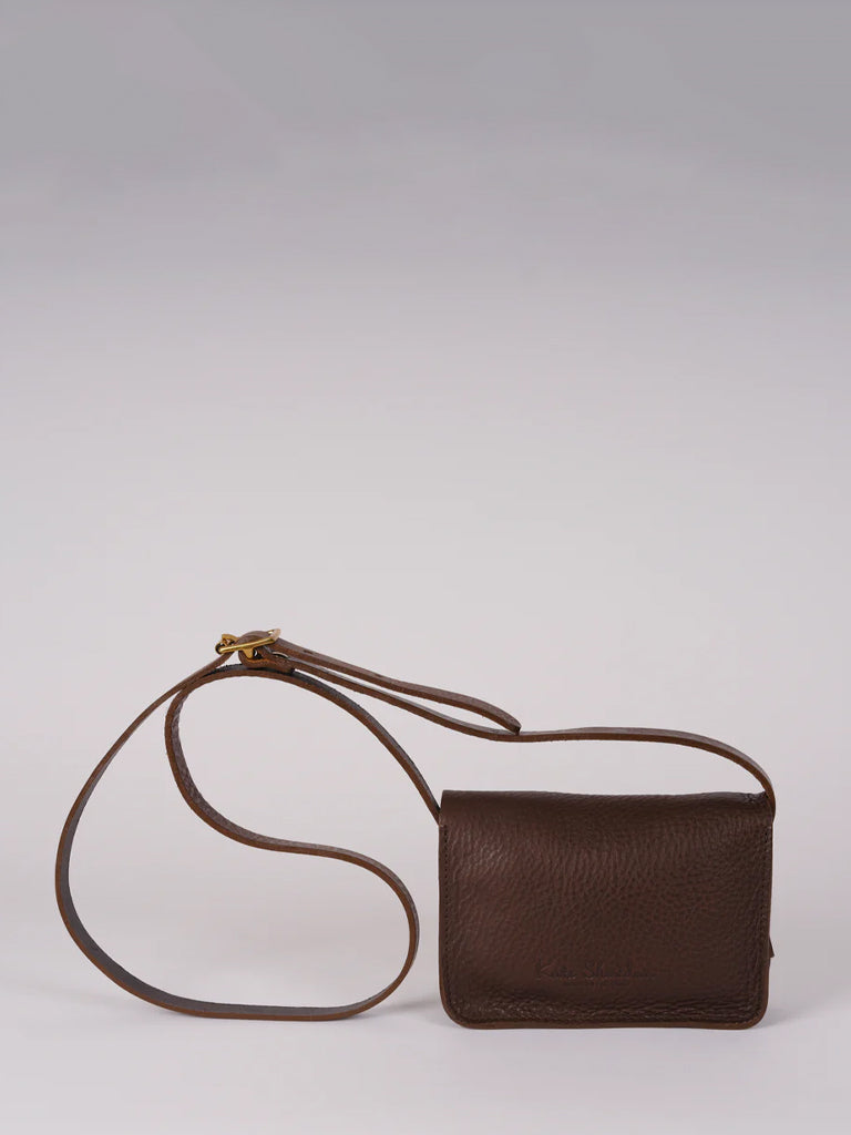 Kate Sheridan Mini Dot Bag in Chocolate