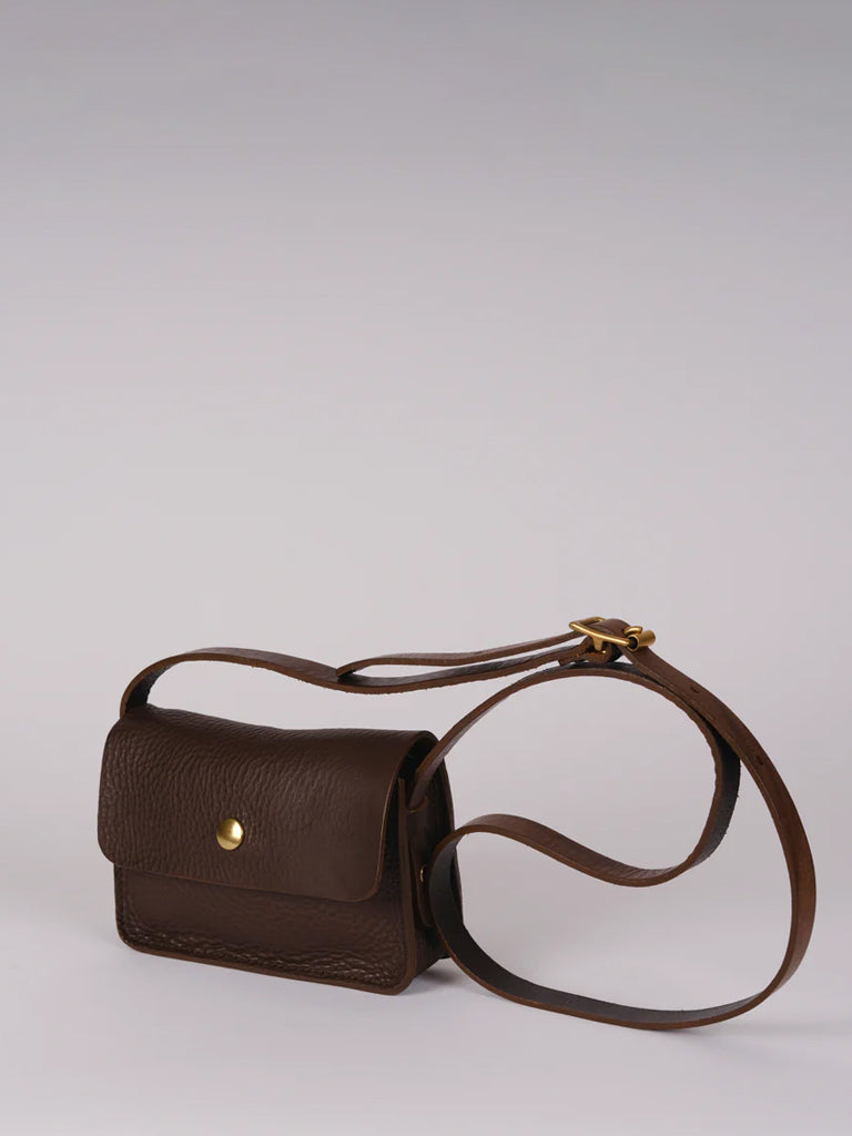 Kate Sheridan Mini Dot Bag in Chocolate