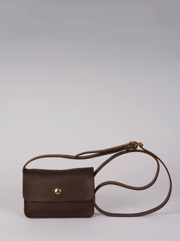 Kate Sheridan Mini Dot Bag in Chocolate