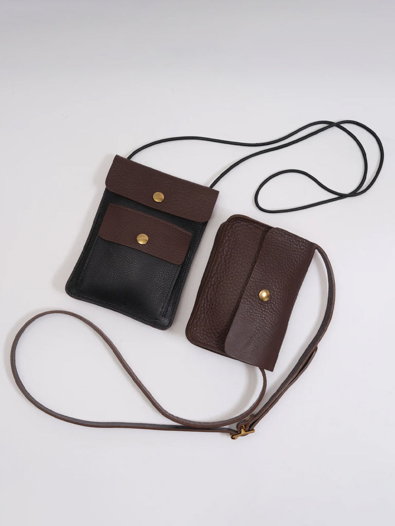 Kate Sheridan Mini Dot Bag in Chocolate