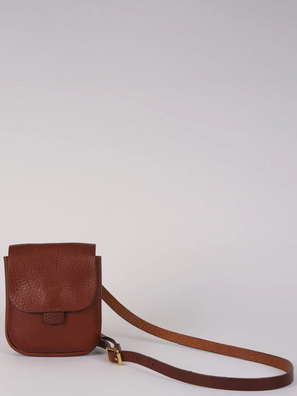 Kate Sheridan Half Orbed Bag in Chestnut