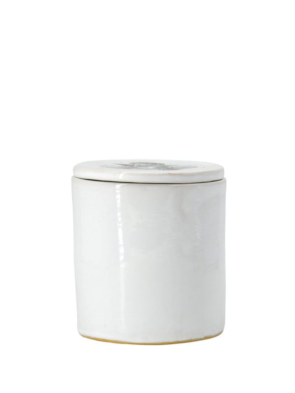 Kühn Keramik Cherub Round Jar in White