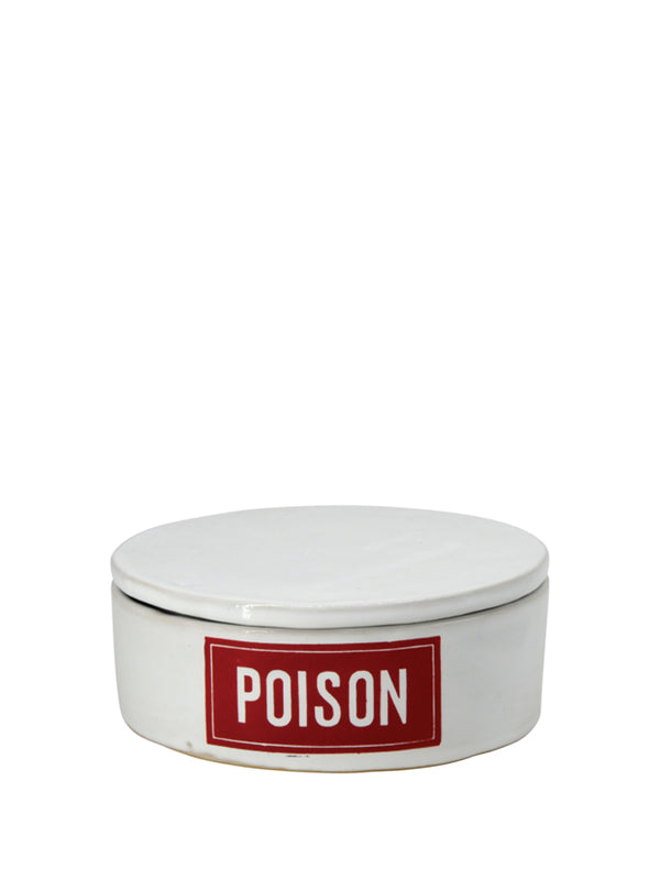 Kühn Keramik Red Poison Jar in White