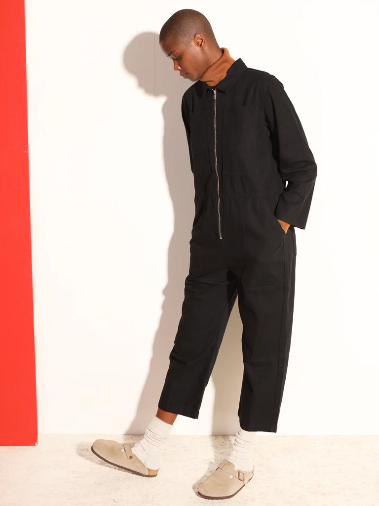 L.F. Markey Dominic Boilersuit in Black