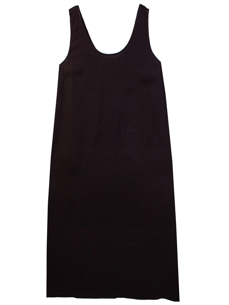 L.F. Markey Linen Shift Dress in Black