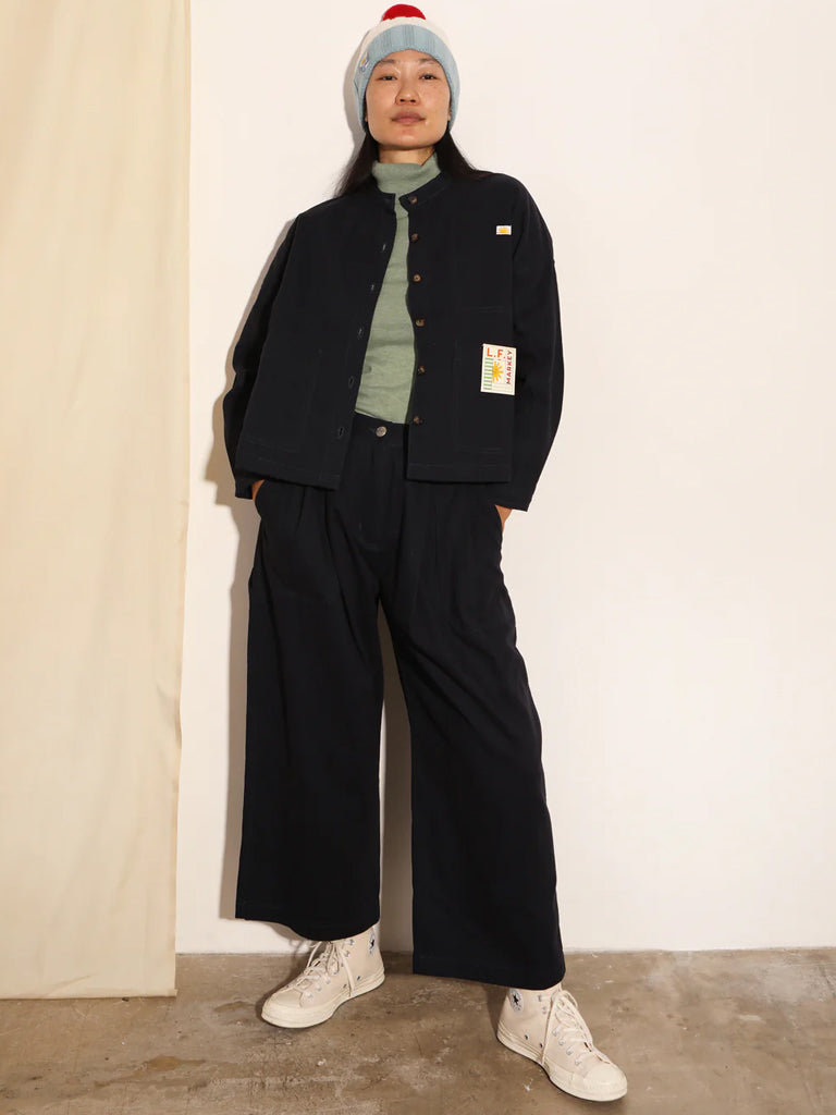 L.F. Markey Workpant in Cotton Drill Navy