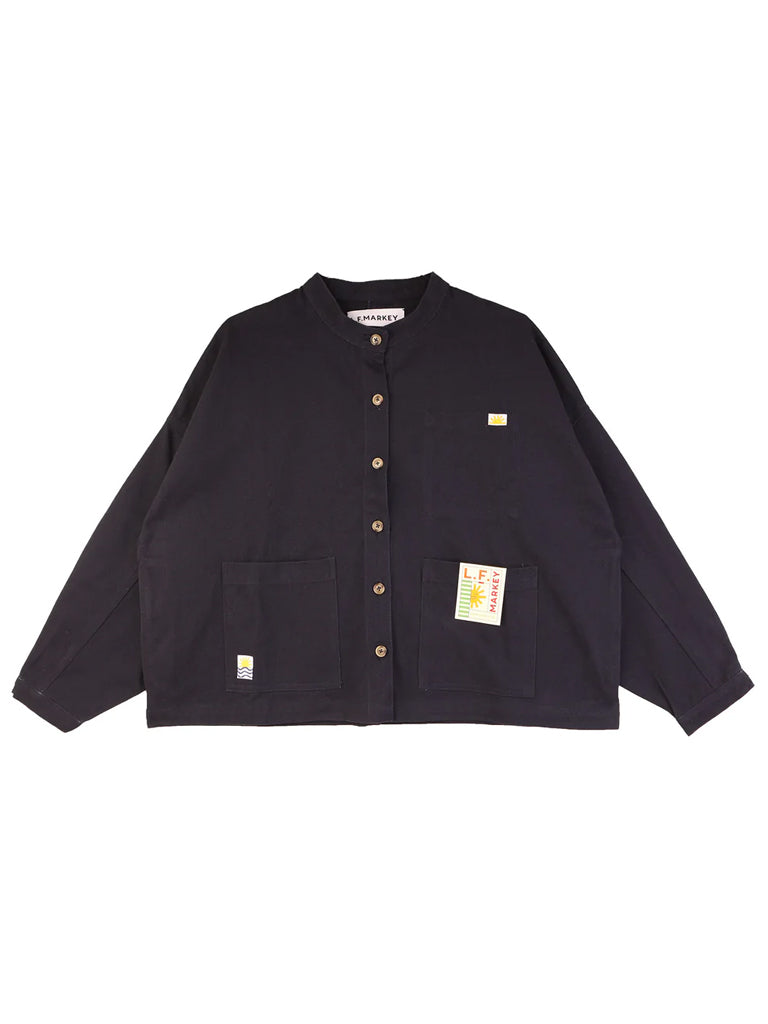 L.F. Markey Wide Chore Coat in Navy