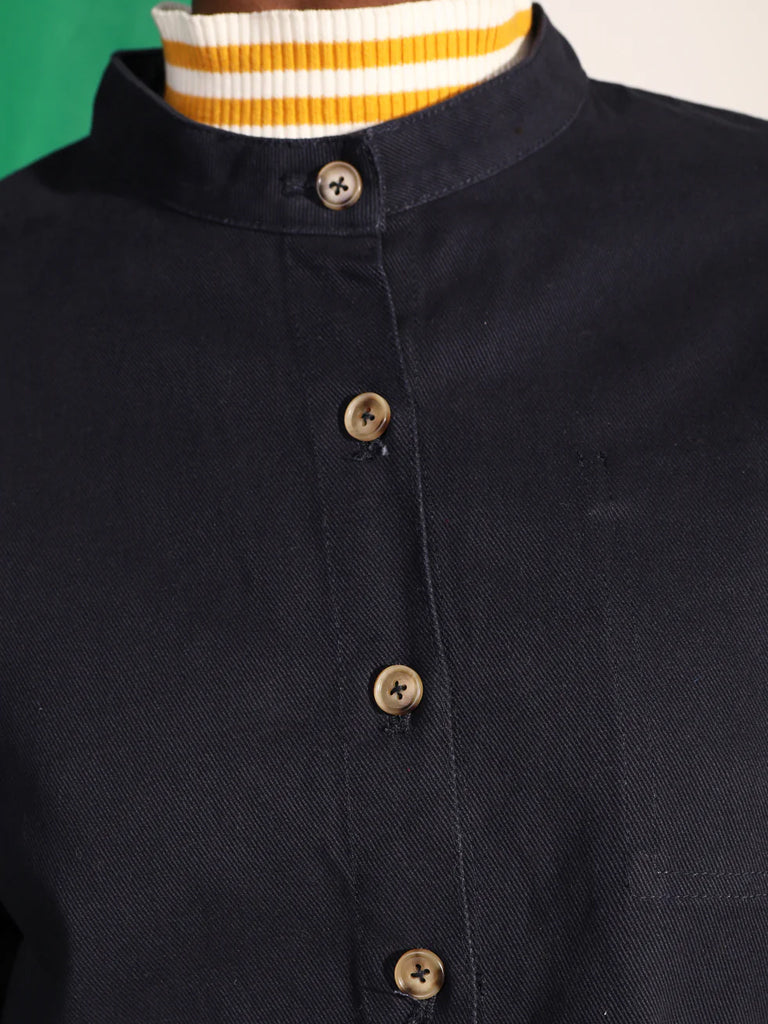 L.F. Markey Wide Chore Coat in Navy
