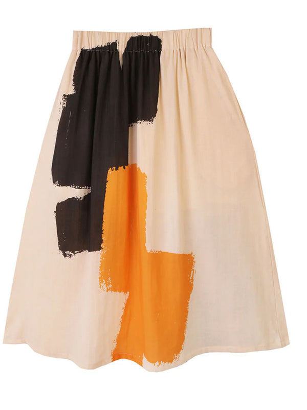 L.F. Markey Axel Skirt in Geo Print