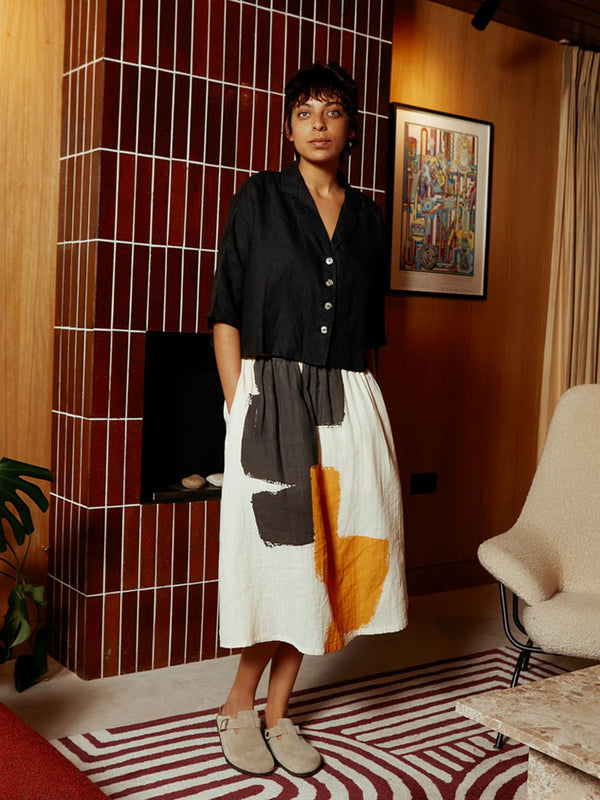 L.F. Markey Axel Skirt in Geo Print