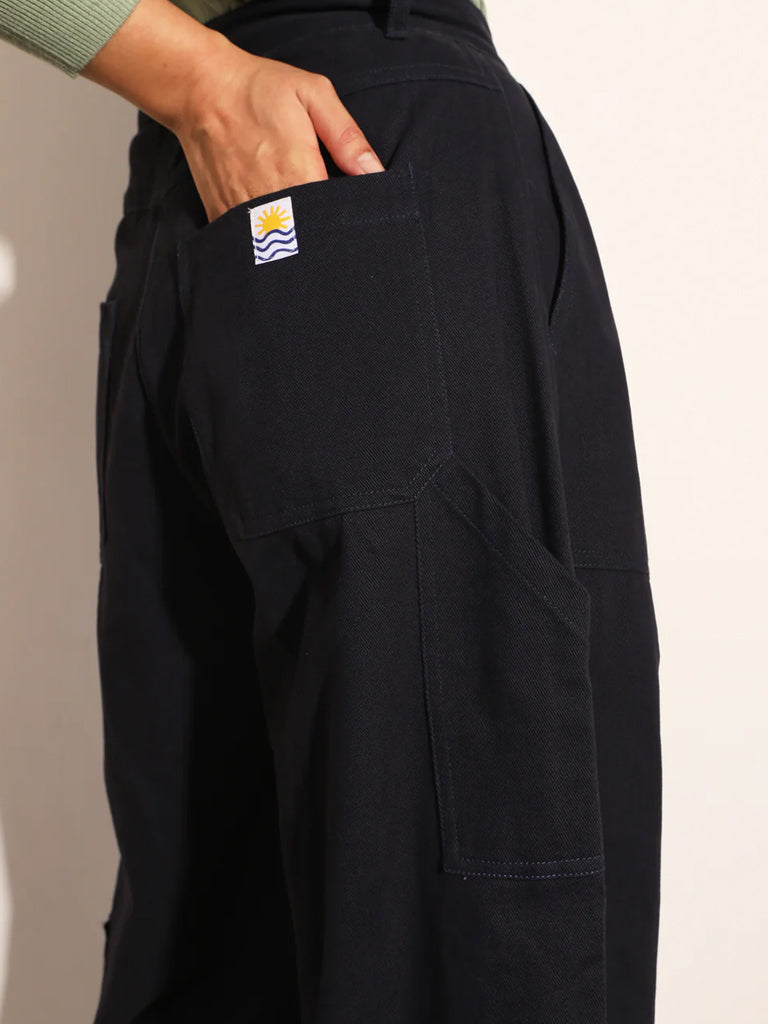 L.F. Markey Workpant in Cotton Drill Navy