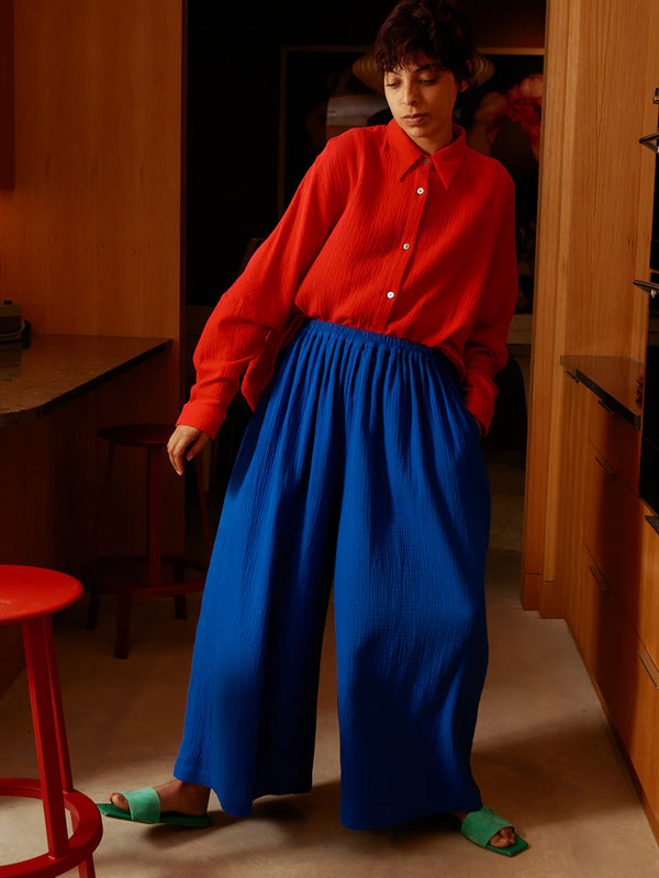 L.F. Markey Valen Trouser in Cobalt