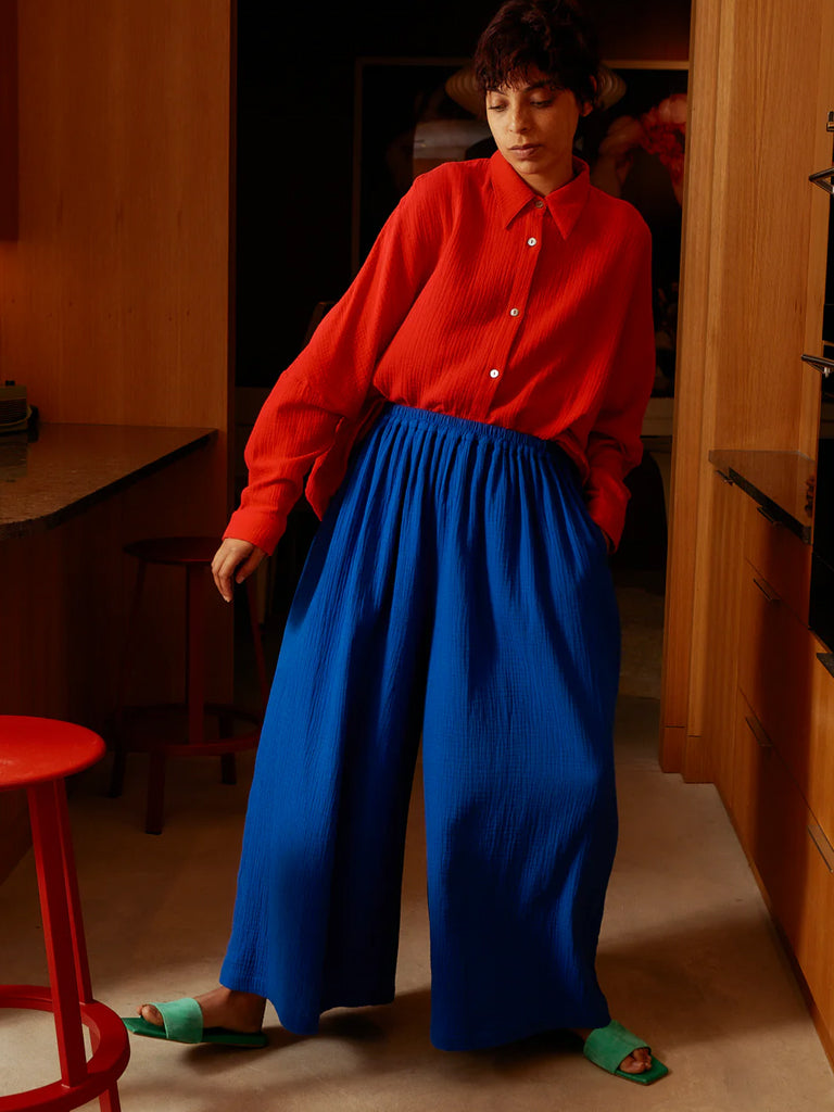 L.F. Markey Valen Trouser in Cobalt
