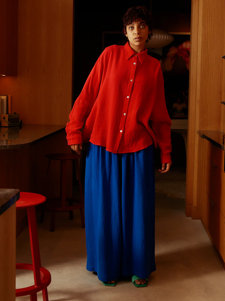 L.F. Markey Valen Trouser in Cobalt