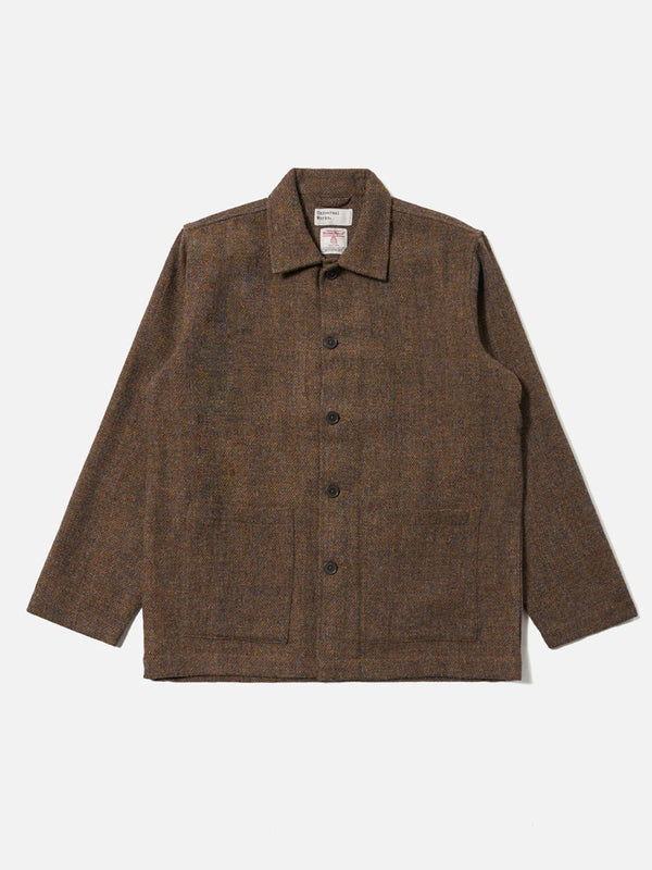 Universal Works Harris Tweed Easy Jacket in Gold