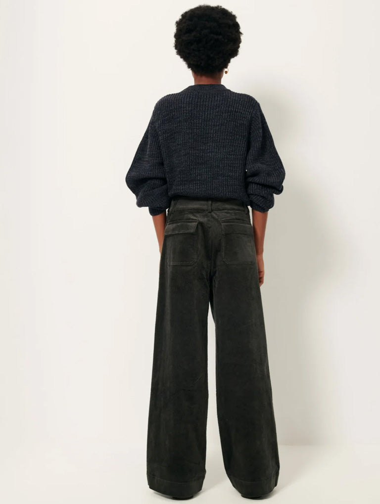 Sessun Manhastreet Cord Trousers in Basalt