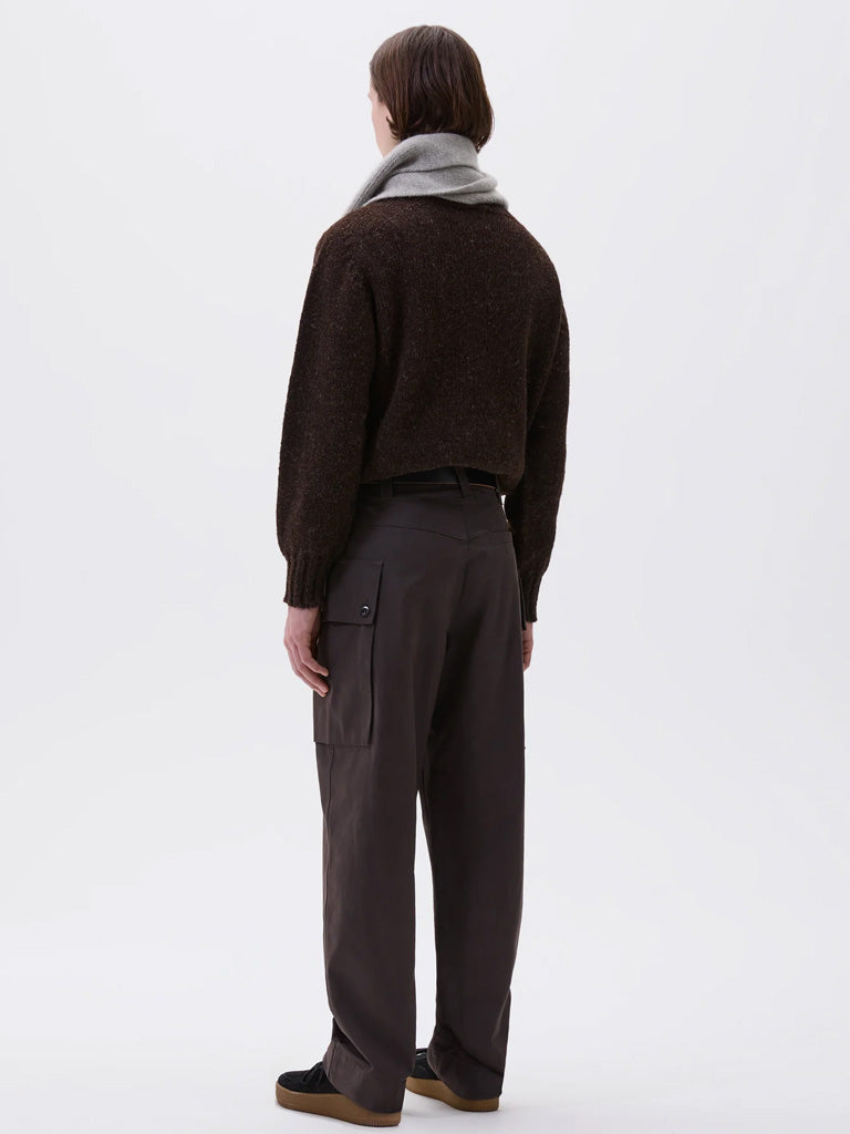 MHL Cargo Pocket Trousers in Ebony