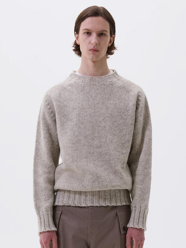 MHL Seamless Crew Neck Sweater in Natural