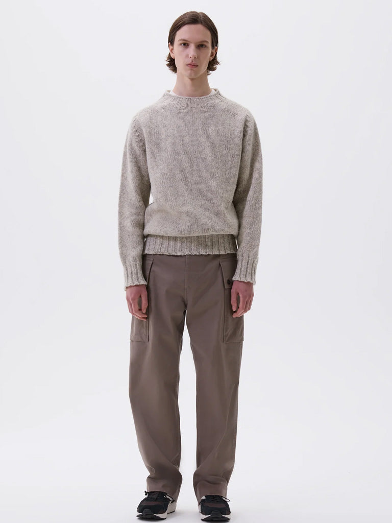 MHL Seamless Crew Neck Sweater in Natural